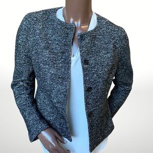 NWOT Ann Taylor Wool Blend Black Blazer 4P